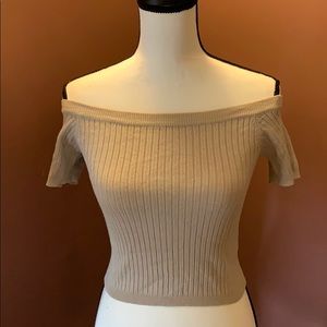 Forever 21 Off Shoulder Cropped Top